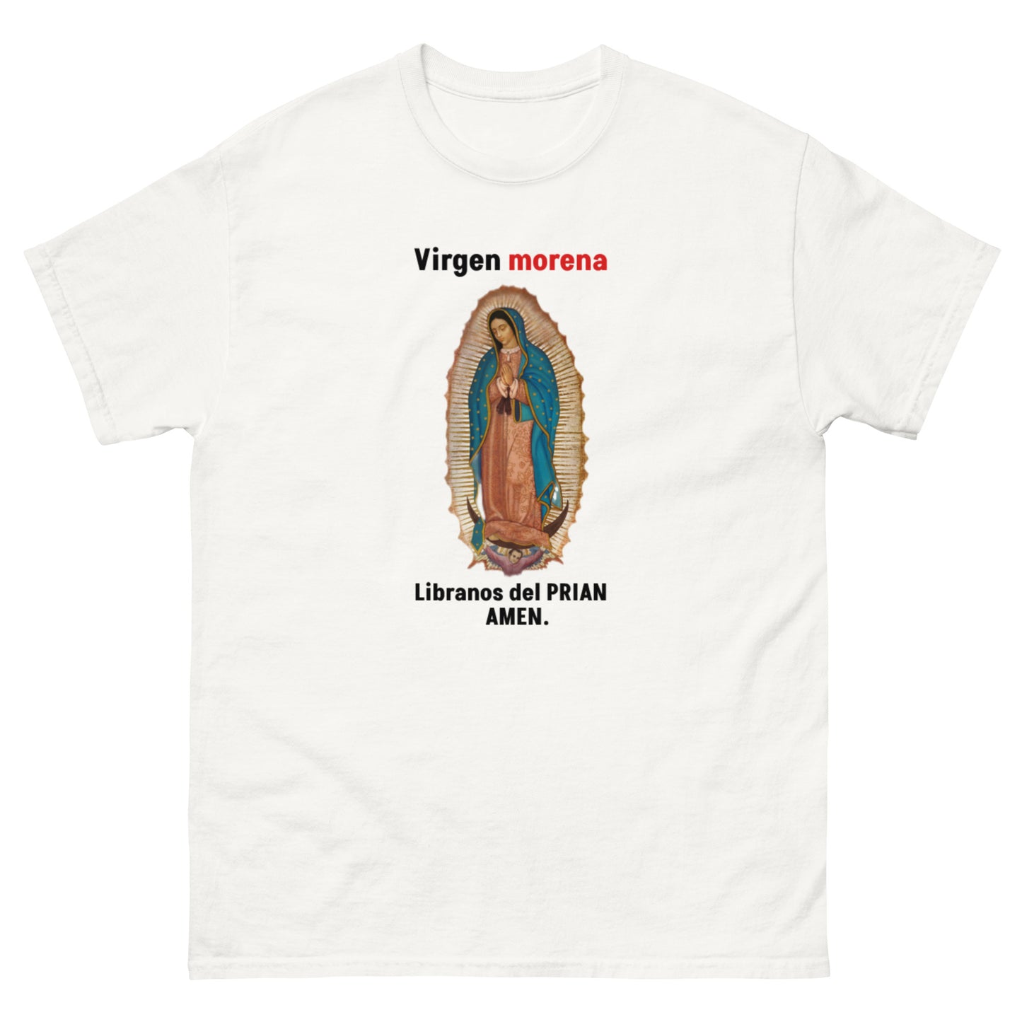 Virgen morena Libranos del PRIAN AMEN.